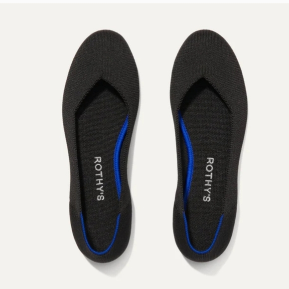 Rothy's Shoes Black Slip On Size 9 - Picture 1 of 9